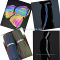 100% Polyester rainbow reflective fabric